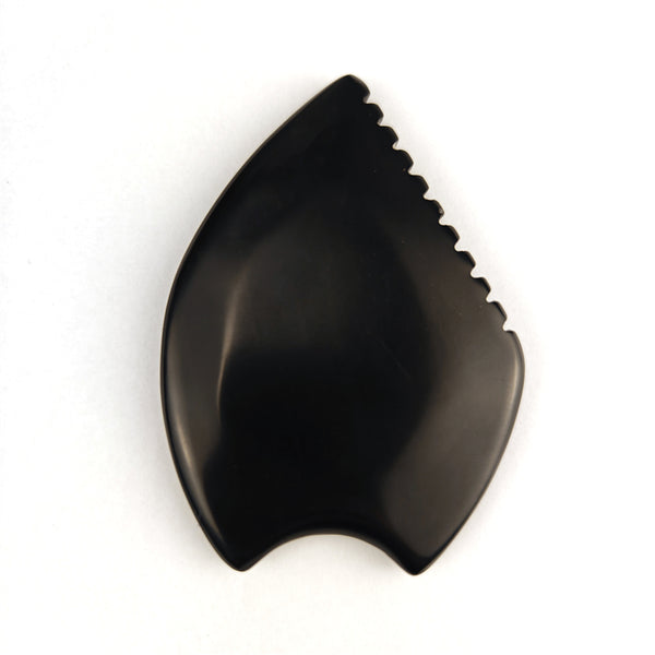 Black Bian Stone Facial Gua Sha Massage Tool Head Point Massager Facial Acupuncture Tool